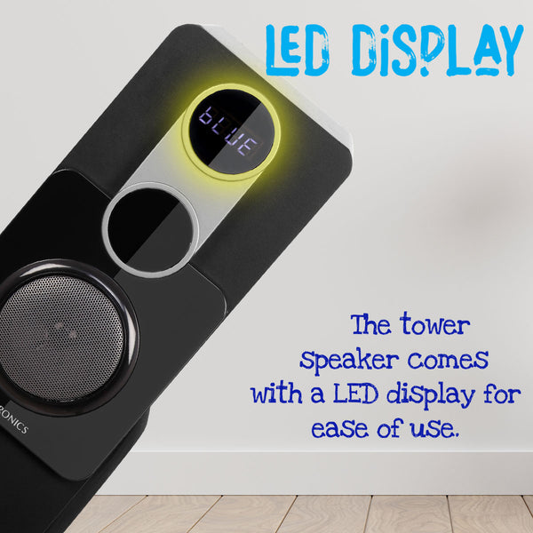 Zebronics Boost 500 Tower Speaker - 120W, dual mic, 2-way