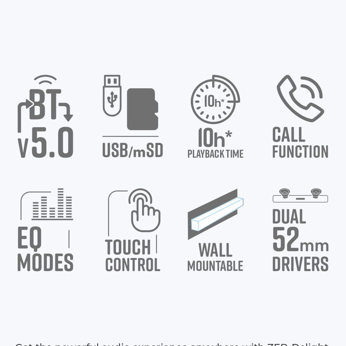 Zeb-Delight Pro - Wireless Speakers - Zebronics