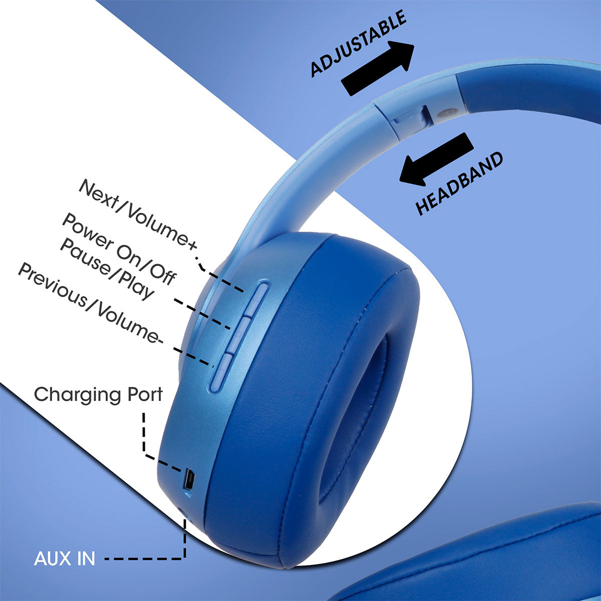 Zeb-Duke 1 - Wireless  Headphone - Zebronics