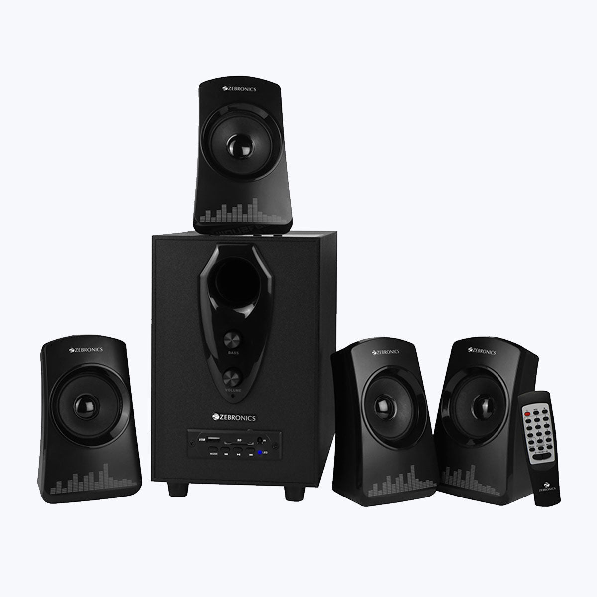 Zeb-Feel 4 BTRUCF - 4.1 Speaker - Zebronics