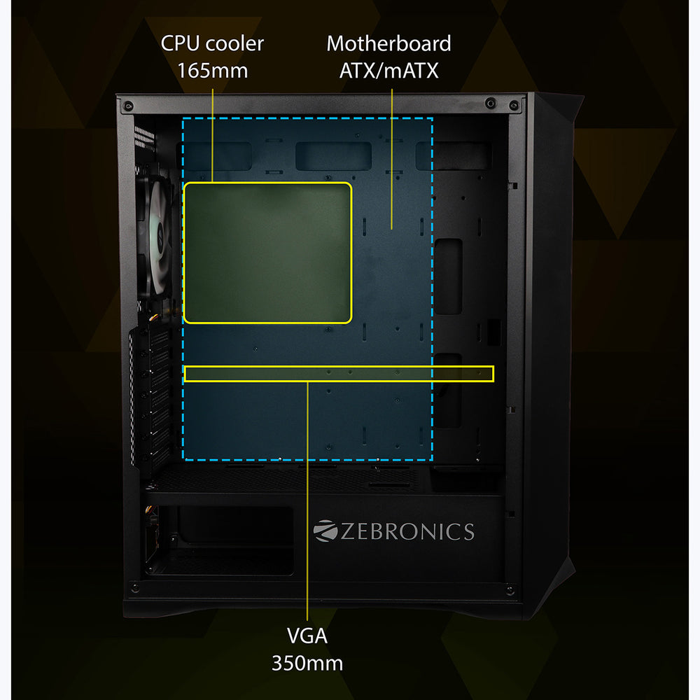 Zebronics Ironside Premium Gaming Chassis