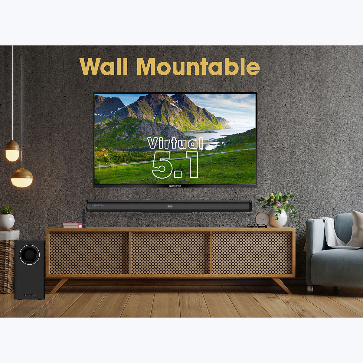 Zeb-Juke bar 601 - soundbar - Zebronics