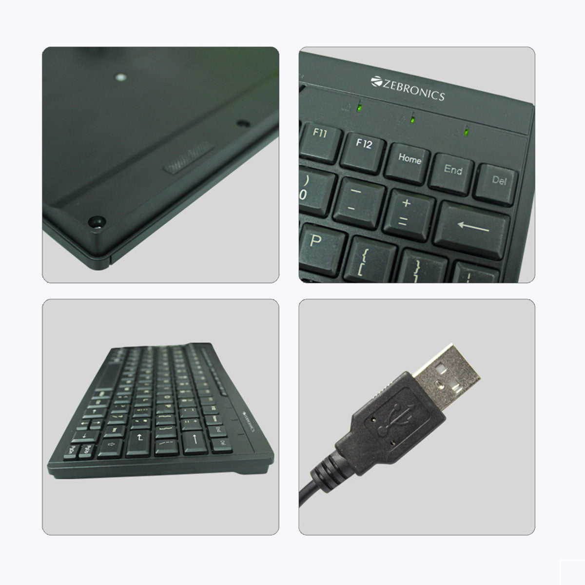 ZEB-K04 - Mini Multimedia Keyboard - Zebronics