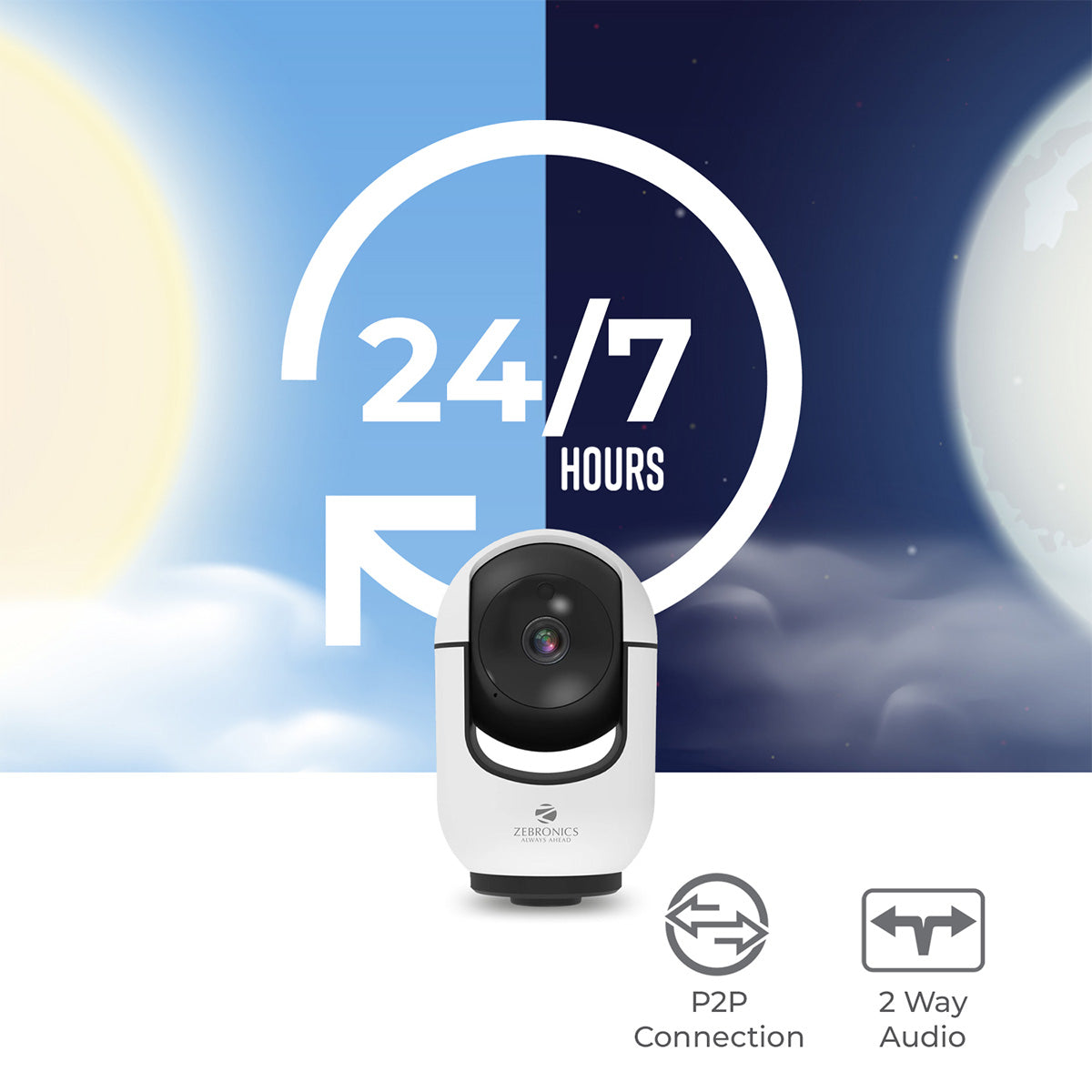 Zeb-Smart Cam 105 - Smart WiFi Camera - Zebronics