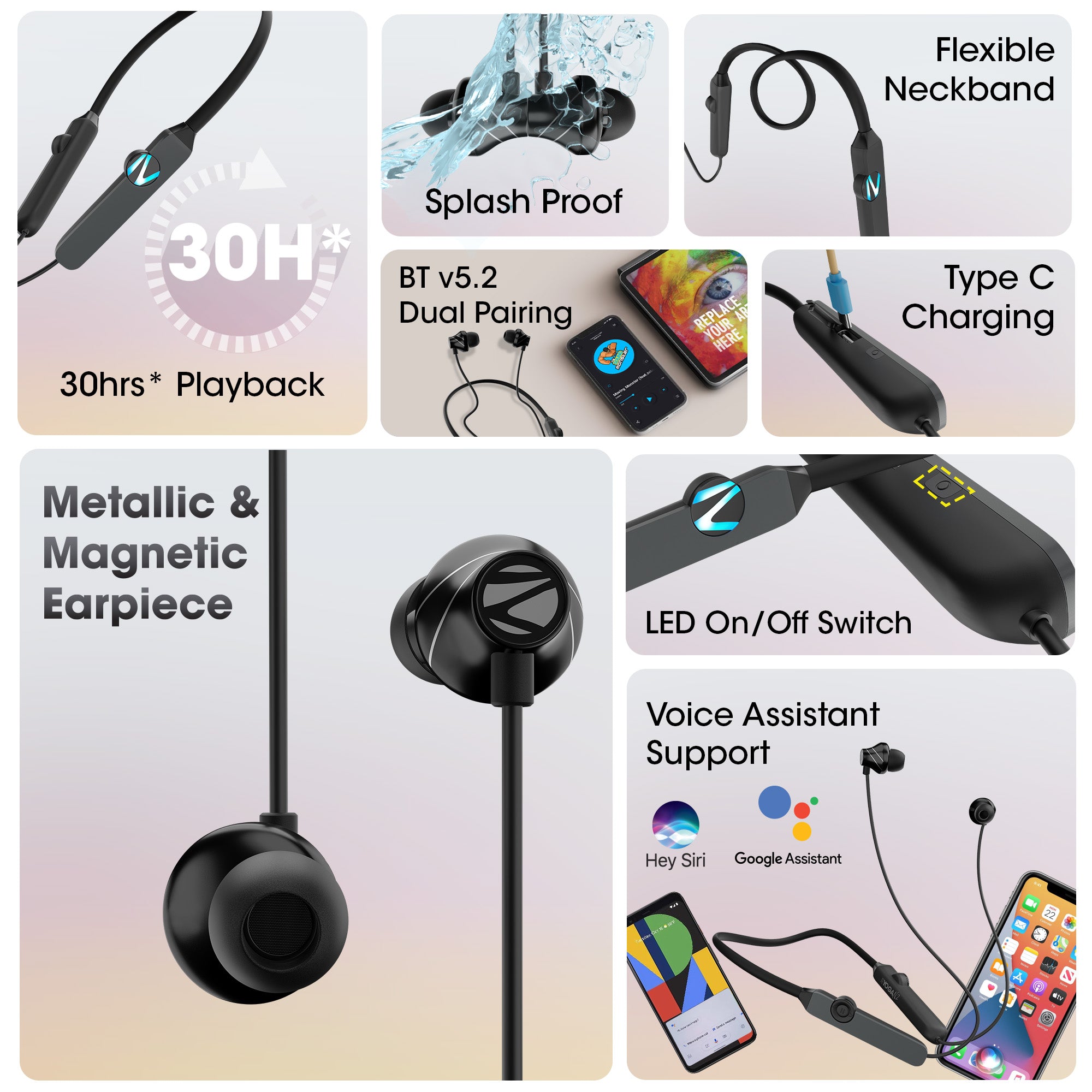 Zebronics Yoga N2 Wireless Neckband Earphone