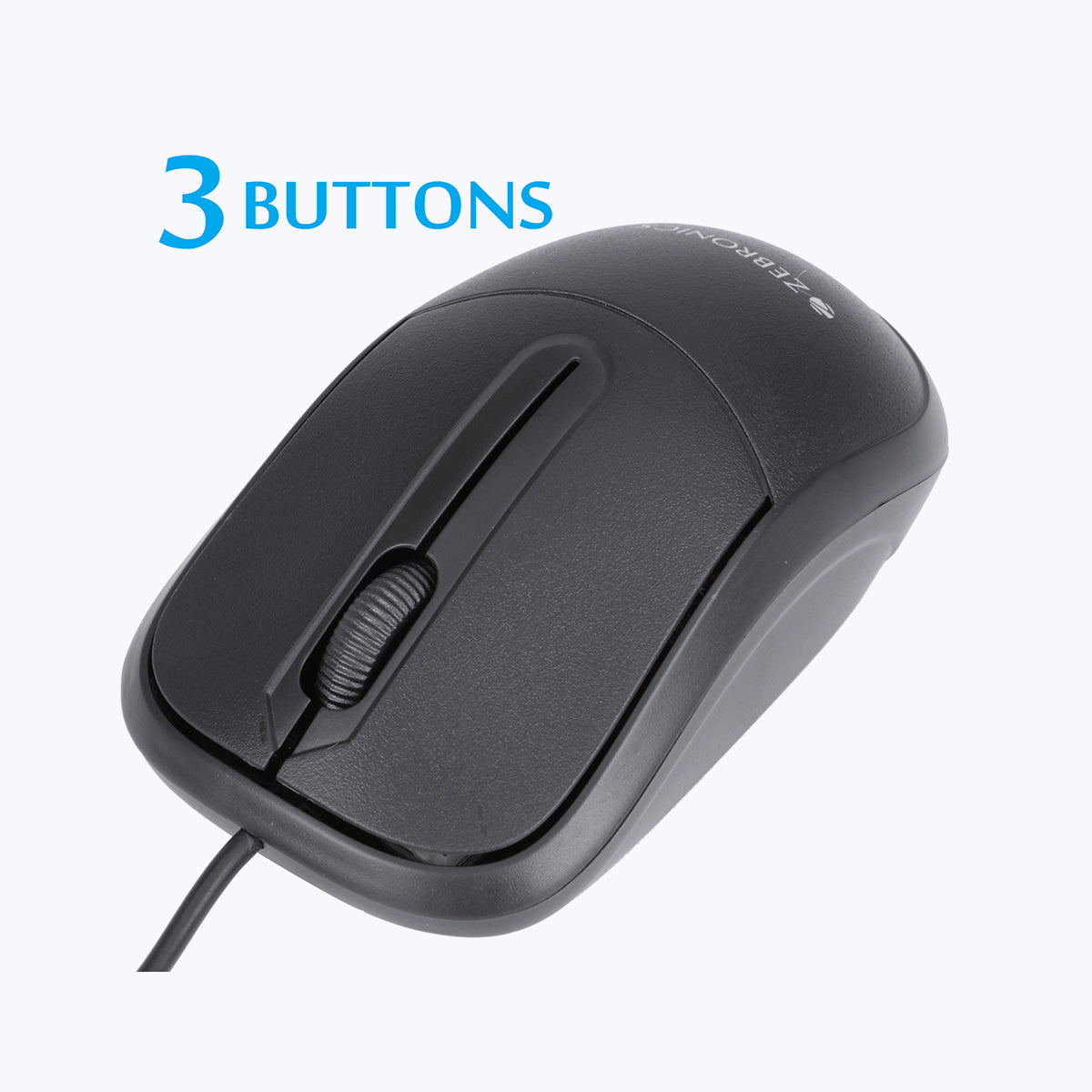 Zeb-Comfort + - Wired Mouse - Zebronics
