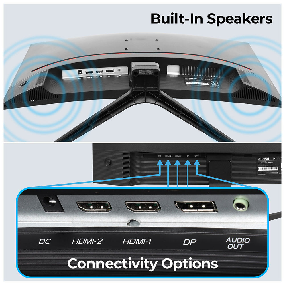 Zebronics Portable Monitor Zebronics S27B Premium Gaming Monitor