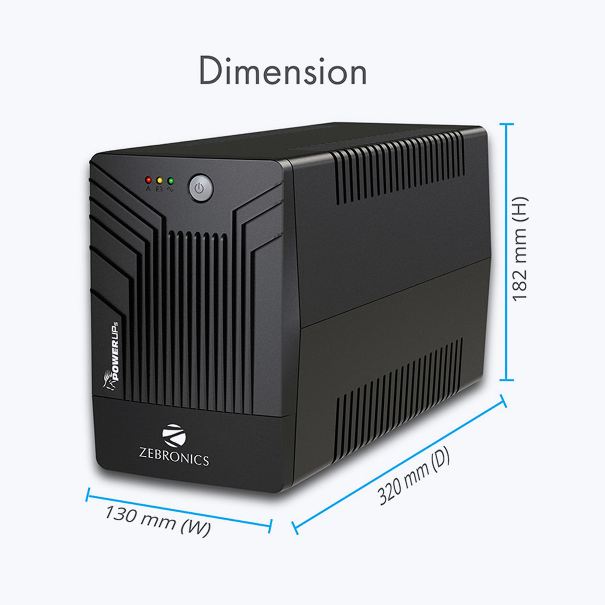 Zeb-U1200 - Line Interactive UPS - Zebronics