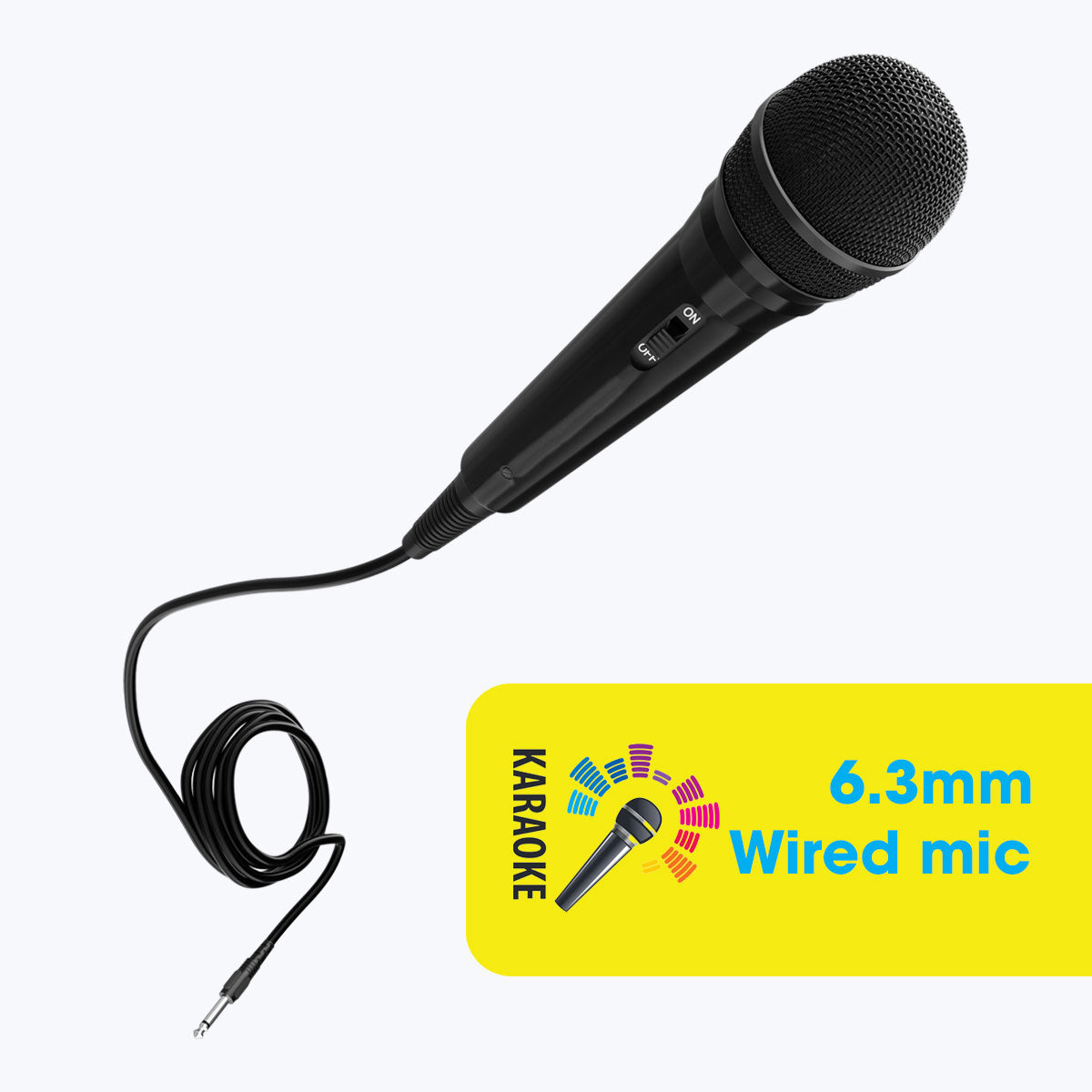 Wired mic best sale with speaker